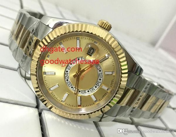 2020 supplier classic luxury sapphire 42mm date watch men dual time zone 326933 automatic mechanical men's watch watch christmas presen, Slivery;brown
2020 supplier classic luxury sapphire 42mm date watch men dual time zone 326933 automatic mechanical men's watch watch christmas presen, Slivery;brown
