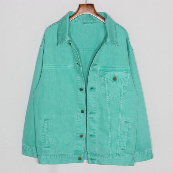 women's jackets harajuku mid-length loose green bomber jeans jacket women short coat korean vintage plus size denim female jean outerwe, Black;brown
women's jackets harajuku mid-length loose green bomber jeans jacket women short coat korean vintage plus size denim female jean outerwe, Black;brown