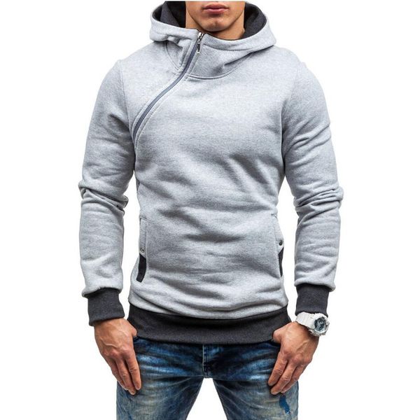2018 5 color jersey men's clothing men's clothing diagonal zipper hip hop hooded jacket sports and leisure sweater, Black
2018 5 color jersey men's clothing men's clothing diagonal zipper hip hop hooded jacket sports and leisure sweater, Black