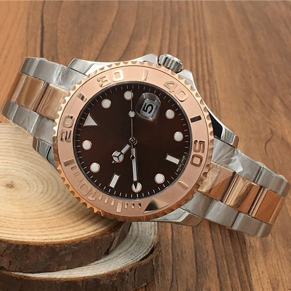 YACHT Watches MASTER Watch Mens 40mm Automatic Movement Mechanical Men Stainless Steel Watches Silver Wristwatch Reloj para hombres 5 Color
YACHT Watches MASTER Watch Mens 40mm Automatic Movement Mechanical Men Stainless Steel Watches Silver Wristwatch Reloj para hombres 5 Color
