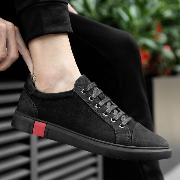 casual shoes men fashion genuine leather male black shoes comfortable lace-up flats men sneakers zapatos de hombre big size 47
casual shoes men fashion genuine leather male black shoes comfortable lace-up flats men sneakers zapatos de hombre big size 47