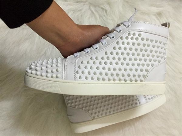 wholesale 2018 red bottoms spikes high lace up red bottom fashion sneakers,brand comfortable studded spikes casual shoes, Black
wholesale 2018 red bottoms spikes high lace up red bottom fashion sneakers,brand comfortable studded spikes casual shoes, Black