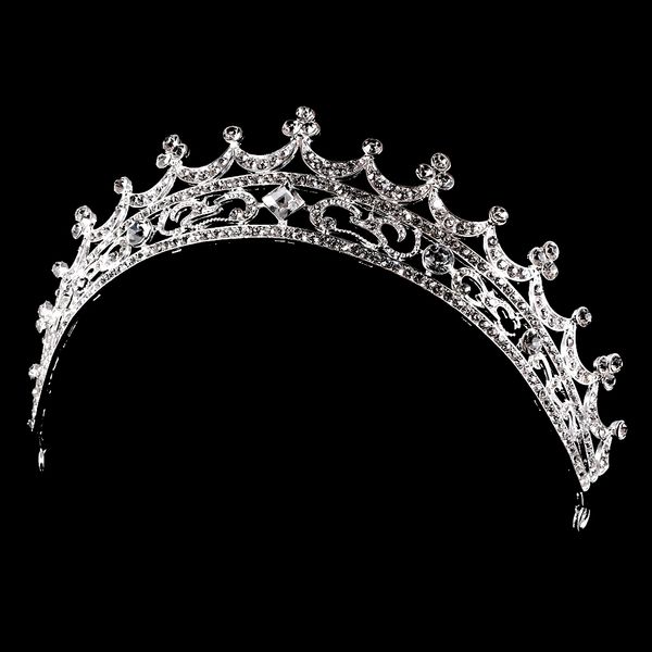 wedding bridal crystal rhinestone tiara moon crown headband accessory hair jewellery, Silver
wedding bridal crystal rhinestone tiara moon crown headband accessory hair jewellery, Silver