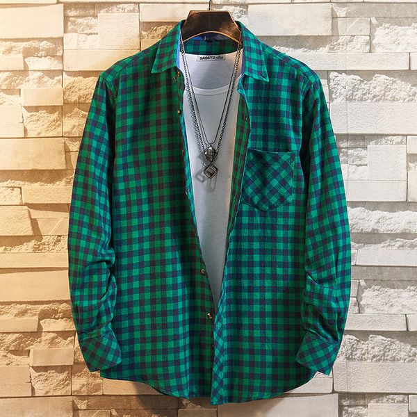 2020 spring autumn casual long sleeve shirt soft comfort slim fit styles brand man plus sizemen flannel plaid shirt 100% cotton, White;black
2020 spring autumn casual long sleeve shirt soft comfort slim fit styles brand man plus sizemen flannel plaid shirt 100% cotton, White;black