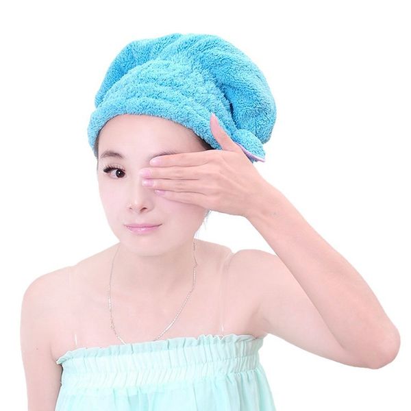 womens girls lady's magic quick dry bath hair drying towel head wrap hat makeup cosmetics cap bathing tool
womens girls lady's magic quick dry bath hair drying towel head wrap hat makeup cosmetics cap bathing tool