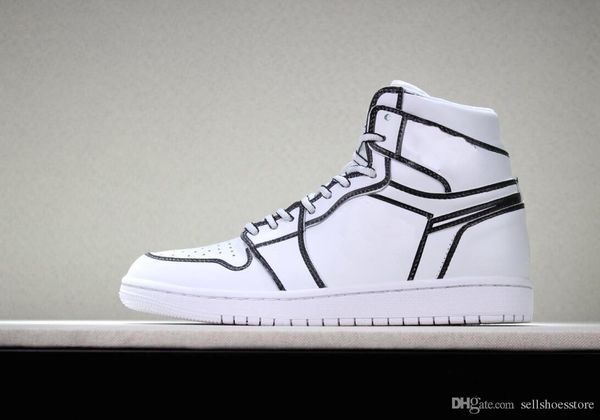wholesale men women basketball shoes 1s hand painted factory white color athletic outdoor sport sneakers shoes with box
wholesale men women basketball shoes 1s hand painted factory white color athletic outdoor sport sneakers shoes with box