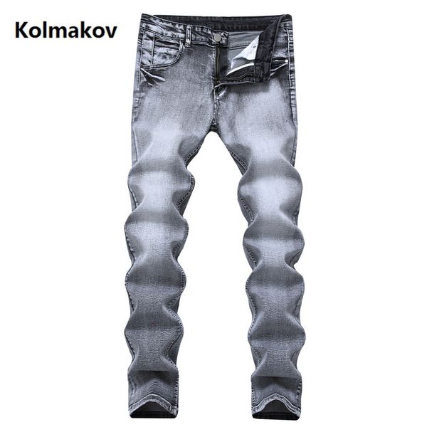 2019 spring jeans men fashion gray straight designer denim skinny jeans cotton mens business men's trousers size 28-42, Blue
2019 spring jeans men fashion gray straight designer denim skinny jeans cotton mens business men's trousers size 28-42, Blue