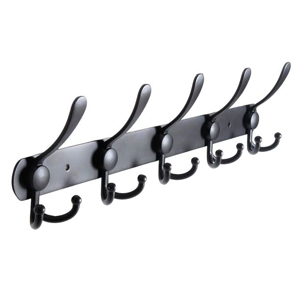 robe durable wall mounted home stainless steel clothes hanging organizer door back row hook coat hanger towel hat space saving
robe durable wall mounted home stainless steel clothes hanging organizer door back row hook coat hanger towel hat space saving