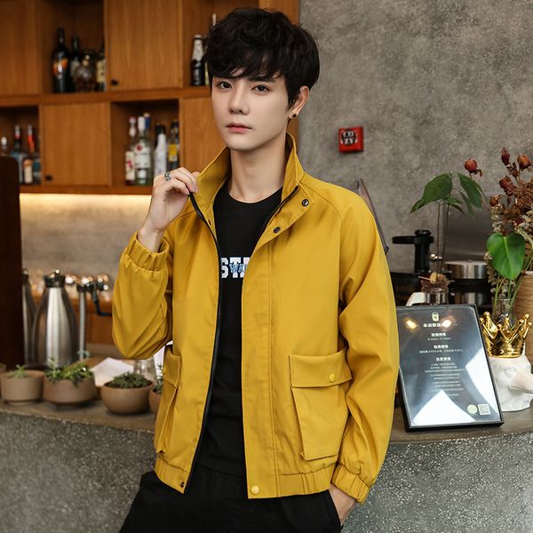 brand clothing jacket men yellow coats korean fashion streetwear style new autumn plus size m-4xl homme jackets male outerwear, Black;brown
brand clothing jacket men yellow coats korean fashion streetwear style new autumn plus size m-4xl homme jackets male outerwear, Black;brown