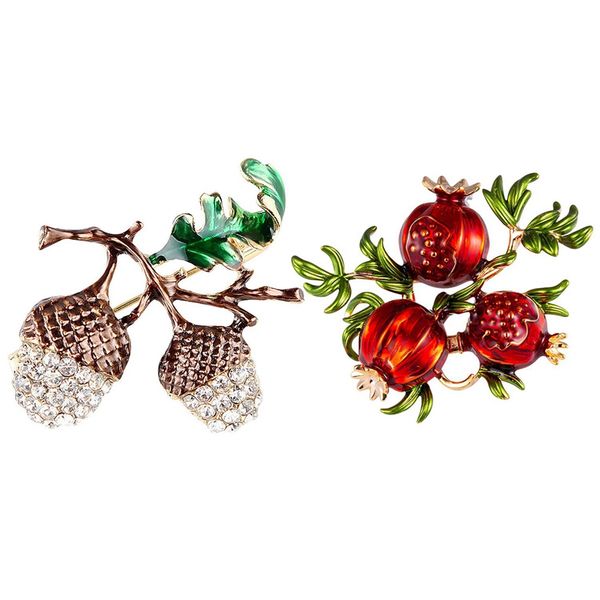 2 pcs women's alloy brooch: 1 pcs rhinestone pine tower brooches plants weddings banquet party brooch & 1 enamel oil drop po
2 pcs women's alloy brooch: 1 pcs rhinestone pine tower brooches plants weddings banquet party brooch & 1 enamel oil drop po