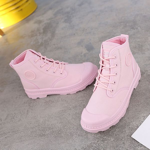 2020 new korean version of the wild solid color increased martin boots, light lace fashion casual women's shoes, Black
2020 new korean version of the wild solid color increased martin boots, light lace fashion casual women's shoes, Black