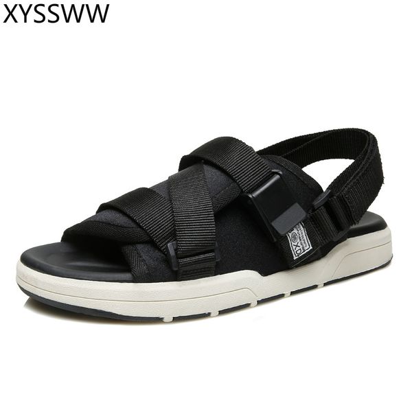 2019 new style casual beach slippers for lovers sandals fashion sandals for men plus size 35-45, Blue;gray
2019 new style casual beach slippers for lovers sandals fashion sandals for men plus size 35-45, Blue;gray