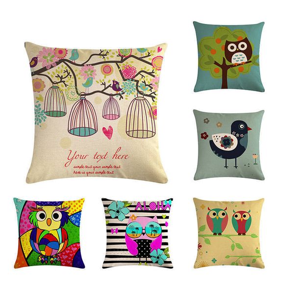 прекрасный мультфильм сова pattern поясничные подушки красочные подушки обложка автомобилей главная sofa декоративные cojines наволочки дети
прекрасный мультфильм сова pattern поясничные подушки красочные подушки обложка автомобилей главная sofa декоративные cojines наволочки дети