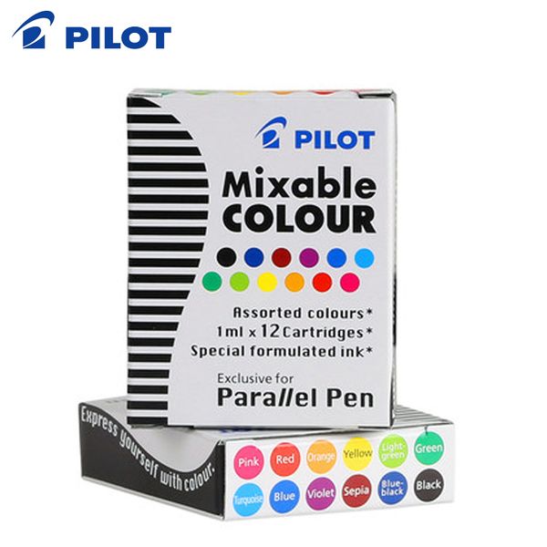 japan pilot parallel pen dedicated ink cap 12 color non-carbon ink disposable cray ic-p3
japan pilot parallel pen dedicated ink cap 12 color non-carbon ink disposable cray ic-p3