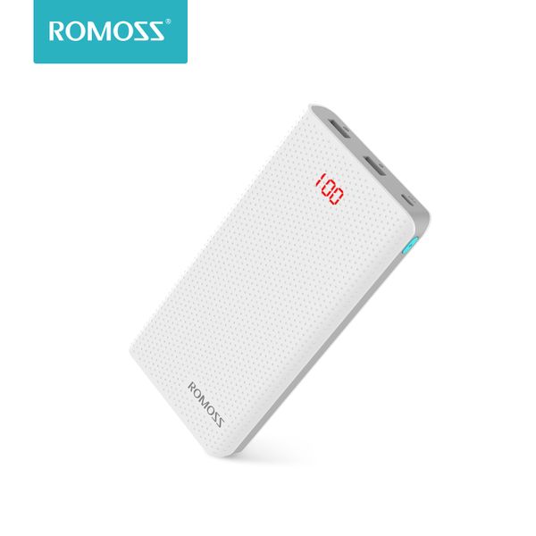 original romoss 20000mah sense 6 led power bank dual port external battery pack with led indicator fast charging for phone table
original romoss 20000mah sense 6 led power bank dual port external battery pack with led indicator fast charging for phone table