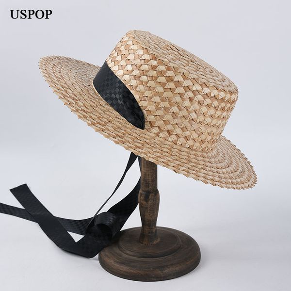 uspop 2020 new lace-up straw hats women summer sun hats female wide brim flat beach hat sun shading, Blue;gray
uspop 2020 new lace-up straw hats women summer sun hats female wide brim flat beach hat sun shading, Blue;gray