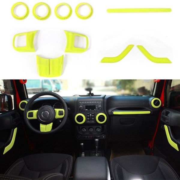 abs green interior kit decoration 2doors 10pcs decoration cover for jeep wrangler jk 2011-2017 car accessories
abs green interior kit decoration 2doors 10pcs decoration cover for jeep wrangler jk 2011-2017 car accessories