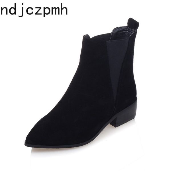 women's boots the new winter flock fashion pointed low-heeled short tube women's shoes plus size 33-43 heel height 3.5cm black
women's boots the new winter flock fashion pointed low-heeled short tube women's shoes plus size 33-43 heel height 3.5cm black