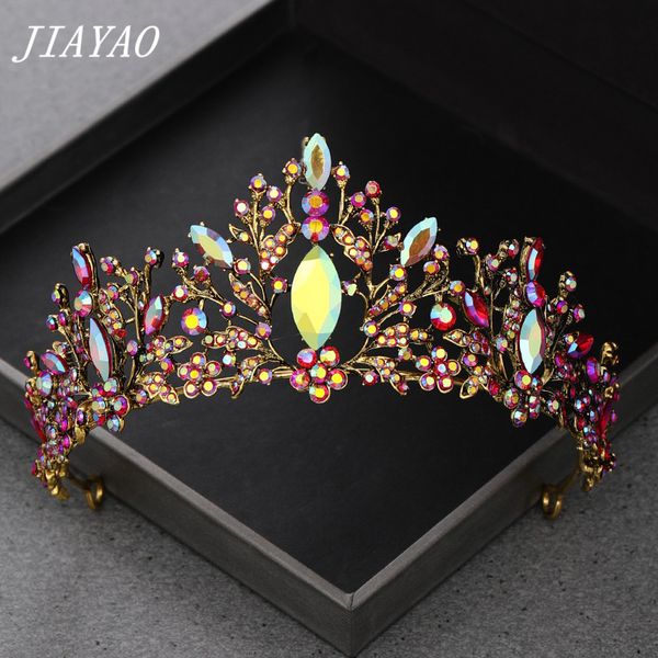 sequin crystal crown bride hair accessories wedding tiara and crown for bride women vintage golden crystal crown head jewelry, Golden;white
sequin crystal crown bride hair accessories wedding tiara and crown for bride women vintage golden crystal crown head jewelry, Golden;white