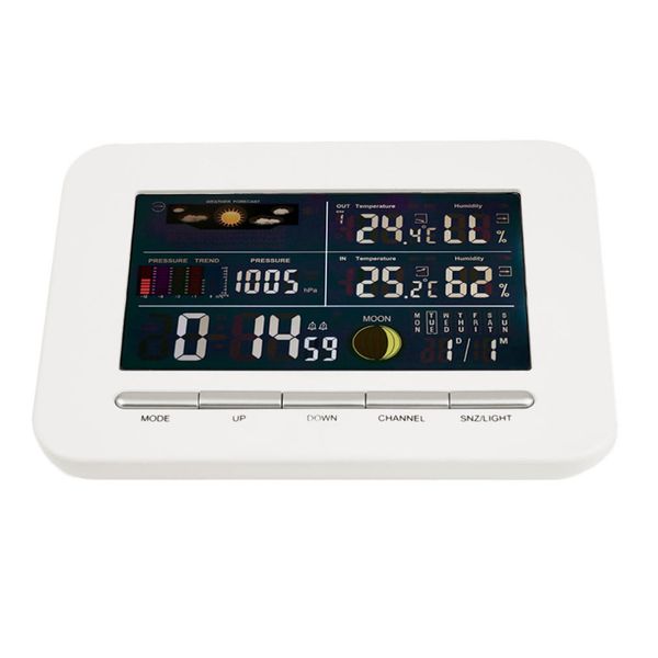 wireless professional weather station indoor outdoor thermometer humidity colorful display screen weather station alarm clock
wireless professional weather station indoor outdoor thermometer humidity colorful display screen weather station alarm clock
