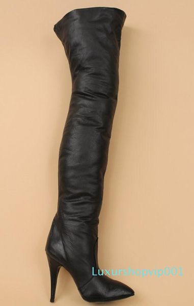 new winter fashion boots pointed toes high heels thigh high boots soft leather ruffles089 women boots shoes women's fashion, Black
new winter fashion boots pointed toes high heels thigh high boots soft leather ruffles089 women boots shoes women's fashion, Black