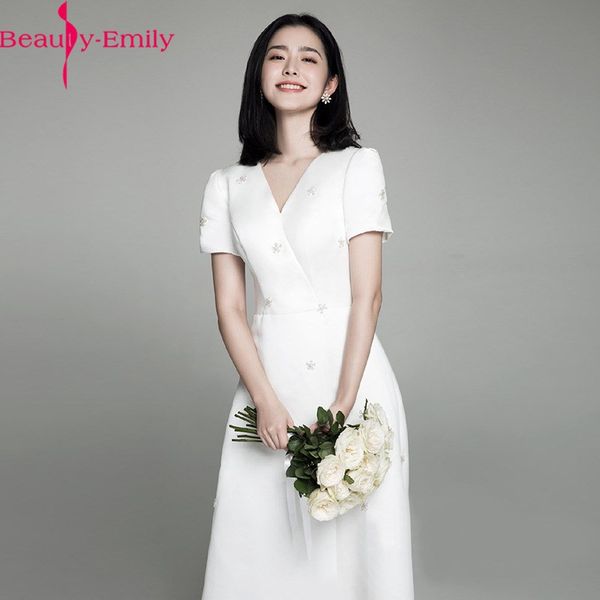 party dresses charming white evening floor length v neck a line appliques short sleeve satin elegant formal dress, White;black
party dresses charming white evening floor length v neck a line appliques short sleeve satin elegant formal dress, White;black