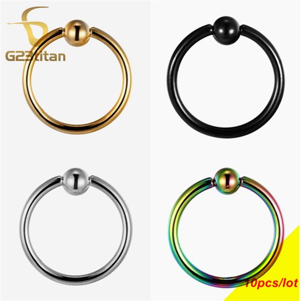 g23titan 10pcs lot captive bead ring nose ear nipple rings body piercing jewelry wholesale t200507, Slivery;golden
g23titan 10pcs lot captive bead ring nose ear nipple rings body piercing jewelry wholesale t200507, Slivery;golden