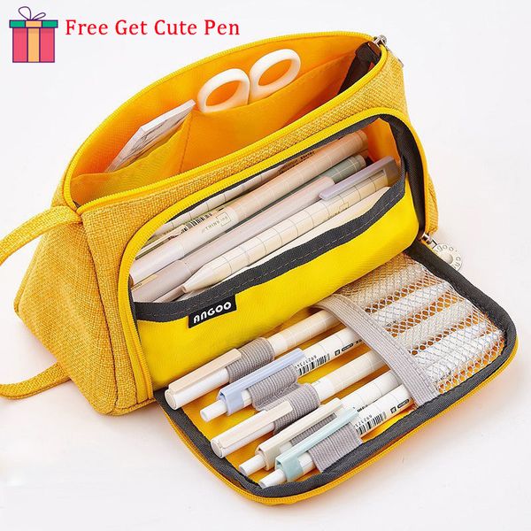 super pencil case kawaii large capacity pencilcase school pen case supplies pencil bag school box pencils pouch stationery
super pencil case kawaii large capacity pencilcase school pen case supplies pencil bag school box pencils pouch stationery