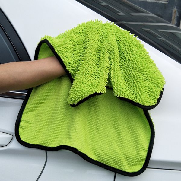 

super absorbent cleaner drying chenille auto detailing window cleaning towel car care microfiber cloth 40x60cm
