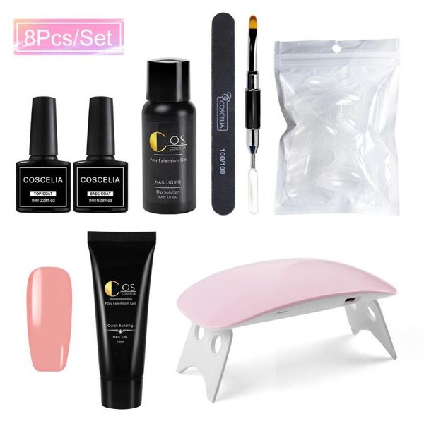coscelia poly nail gel set for nails extensions hard jelly gel quick building clear uv varnish nail polish art kit
coscelia poly nail gel set for nails extensions hard jelly gel quick building clear uv varnish nail polish art kit