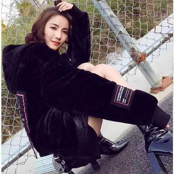 new women hoodies sweatshirts coat autumn winter long sweatshirts lamb fur casual zipper plus size vintage jacket, Black
new women hoodies sweatshirts coat autumn winter long sweatshirts lamb fur casual zipper plus size vintage jacket, Black
