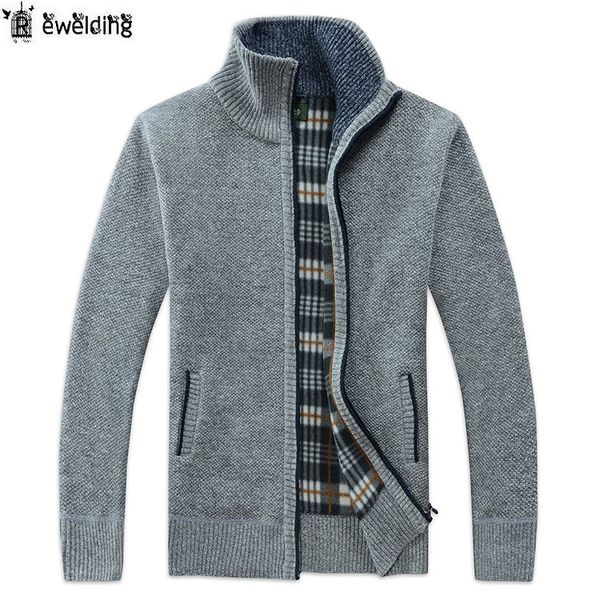 men's casual sweater coats autumn winter fashion brand mens cardigan jacket high collar pockets knit outwear coat sweater male, White;black
men's casual sweater coats autumn winter fashion brand mens cardigan jacket high collar pockets knit outwear coat sweater male, White;black