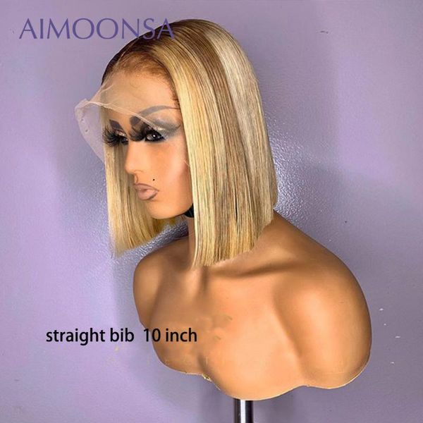 transparent lace 613 blonde lace front wig human hair short straight bob hair 13Ã6 front wig 130 density remy, Black;brown
transparent lace 613 blonde lace front wig human hair short straight bob hair 13Ã6 front wig 130 density remy, Black;brown
