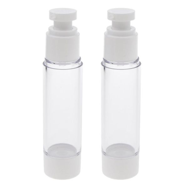 2 pieces airless bottle vacuum pump bottle lotion used for travel refillable bottles
2 pieces airless bottle vacuum pump bottle lotion used for travel refillable bottles