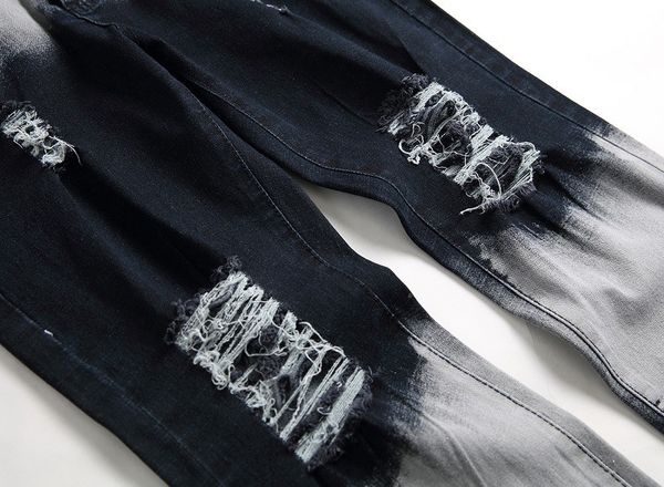 blue white holes stretch mens long jeans mid waist straight mens pants fashion male apparel
blue white holes stretch mens long jeans mid waist straight mens pants fashion male apparel