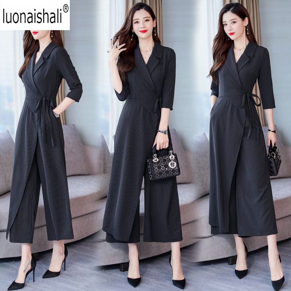 vogue lente jurk women striped printing criss-cross wrap design women jumpsuit 2019 sukienka dam wide leg pants elegant jumpsuit, Black;white
vogue lente jurk women striped printing criss-cross wrap design women jumpsuit 2019 sukienka dam wide leg pants elegant jumpsuit, Black;white