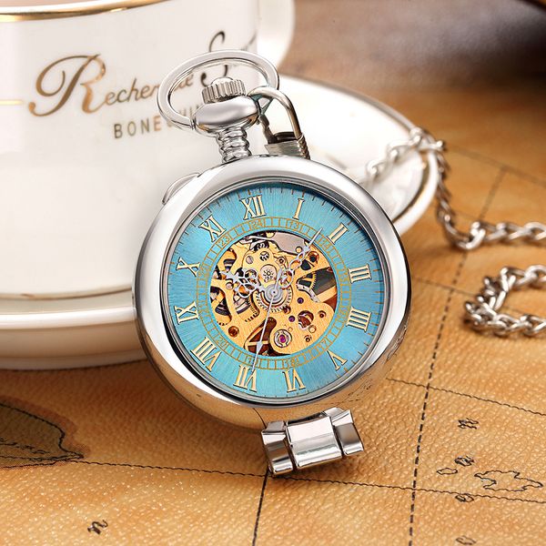 vintage pocket watch mechanical classic antique style roman chain clock hollow mechanical watch women men necklace silver, Slivery;golden
vintage pocket watch mechanical classic antique style roman chain clock hollow mechanical watch women men necklace silver, Slivery;golden