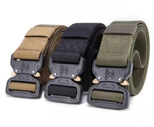 tactical belt army nylon belt metal buckle men swat cinturon heavy duty waist wide outdoor hunting training cinto, Black;brown
tactical belt army nylon belt metal buckle men swat cinturon heavy duty waist wide outdoor hunting training cinto, Black;brown