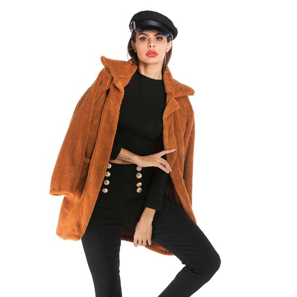 wool coat women abrigos mujer invierno 2018 winter coat women long coats and jackets female jacket #6139, Black 
wool coat women abrigos mujer invierno 2018 winter coat women long coats and jackets female jacket #6139, Black