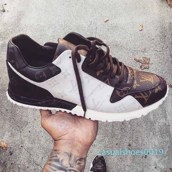 run away sneaker new arrival popular mens athletic luxury designer fashion casual pinted real lether rubber lace up sneakers with box c19, Black
run away sneaker new arrival popular mens athletic luxury designer fashion casual pinted real lether rubber lace up sneakers with box c19, Black