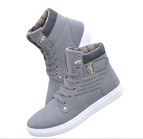 454647 large size shoes new korean version men's shoes high upper board shoes retro casual shoess, Black
454647 large size shoes new korean version men's shoes high upper board shoes retro casual shoess, Black