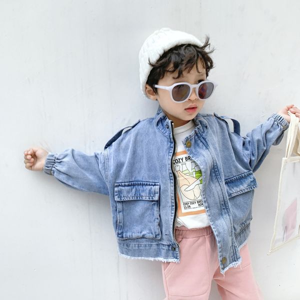 Toddler Denim Jacket For Boys Casual Cardigan Coats Children Clothing Spring Baby Clothes Outerwear Loose Jean Jackets Coat, Blue
Toddler Denim Jacket For Boys Casual Cardigan Coats Children Clothing Spring Baby Clothes Outerwear Loose Jean Jackets Coat, Blue