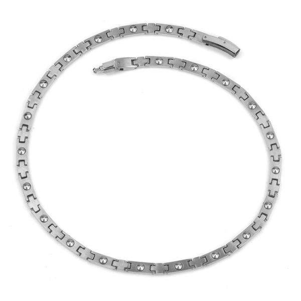 titanium germanium necklace biomagnetic healthy energy fitness charm and zircon jewelry valentine's day gift, Silver
titanium germanium necklace biomagnetic healthy energy fitness charm and zircon jewelry valentine's day gift, Silver