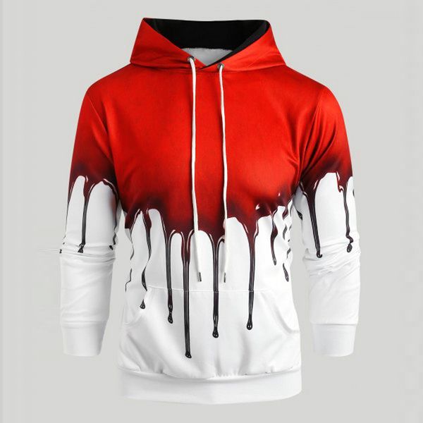 2019 fashion design halloween coat women men couples blood print long sleeve hoodie sweatshirt pullover, Black
2019 fashion design halloween coat women men couples blood print long sleeve hoodie sweatshirt pullover, Black