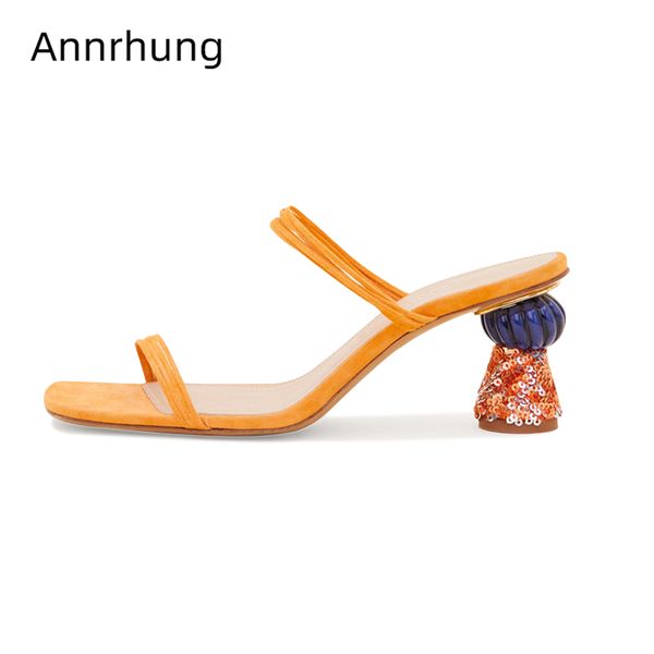 narrow band runway summer shoes woman unique sequins building blocks heel slingbacks strange heel sandals women, Black
narrow band runway summer shoes woman unique sequins building blocks heel slingbacks strange heel sandals women, Black