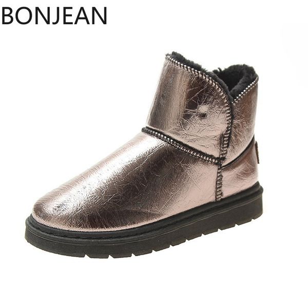 womens winter snow boots fur lined waterproof pu leather platform fashion warm non slip casual walking outdoor ankle shoes, Black
womens winter snow boots fur lined waterproof pu leather platform fashion warm non slip casual walking outdoor ankle shoes, Black
