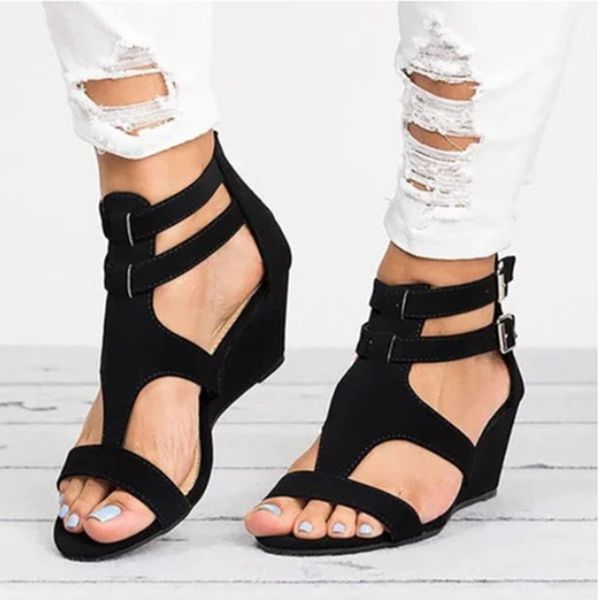 2019 spring new style women's shoes selling chunky-heel sandals fish mouth large size high heel shoes, Black
2019 spring new style women's shoes selling chunky-heel sandals fish mouth large size high heel shoes, Black
