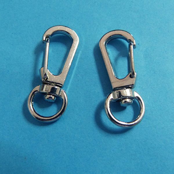 500pcs zinc alloy carabiner swivel clasps for key ring & key chain silver tone / 5.2cm
500pcs zinc alloy carabiner swivel clasps for key ring & key chain silver tone / 5.2cm