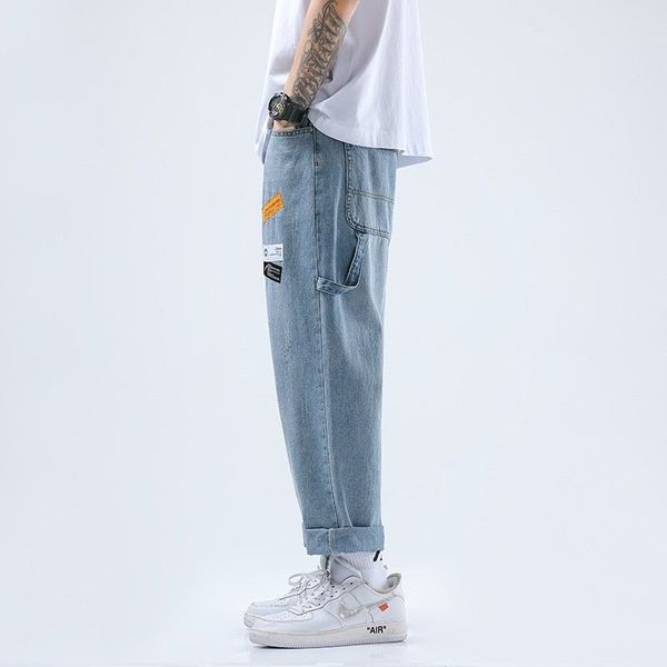 jeans loose blue patch decoration trendy fashion trend pants hip hop style male jeans mens solid straight leg
jeans loose blue patch decoration trendy fashion trend pants hip hop style male jeans mens solid straight leg
