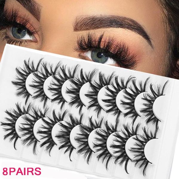 8 pairs 3d mink lashes beauty false eyelashes eye makeup extension natural wispies fluffy eye magic lashes full volume
8 pairs 3d mink lashes beauty false eyelashes eye makeup extension natural wispies fluffy eye magic lashes full volume